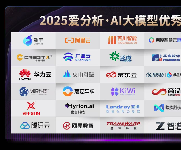 DeepSeek、智譜AI、蘑菇車聯等企業同登“2025 AI大模型優秀廠商”榜單，展（zhǎn）現中國AI創新力（lì）量